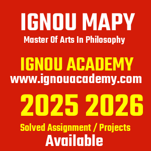 IGNOU MAPY SOLVED ASSIGNMENT 2025 2026